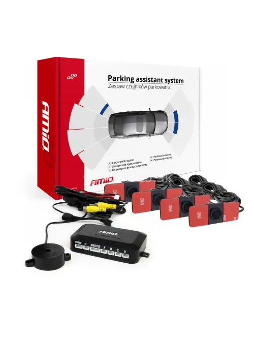Súprava parkovacieho senzora pod kameru a LCD displej vnitřní 16,5mm AMIO-02993