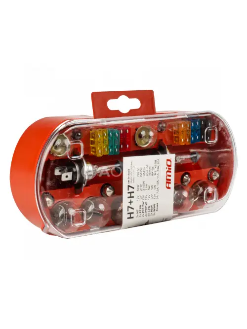 Sada halog&eacute;nov&yacute;ch žiaroviek 30ks (H7+H7) AMIO-03959