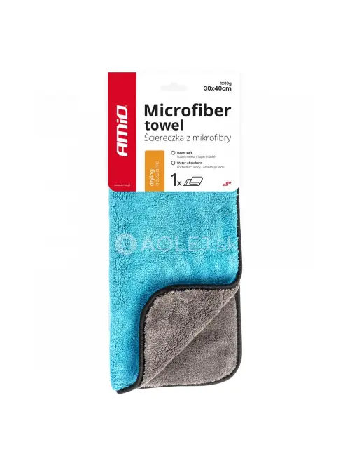 Utierka z mikrovl&aacute;kna 30x40cm 1200g AMIO-03757