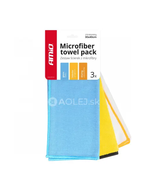 S&uacute;prava utierok z mikrovl&aacute;kna 30x40cm 275/300/600g AMIO-03750