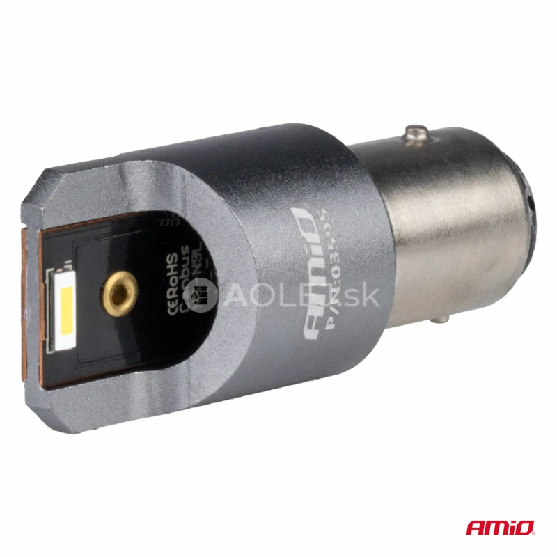 LED žiarovky FULL CANBUS PRO BAY15D P21/5W 2x1860SMD biele 12V 24V AMIO-03595