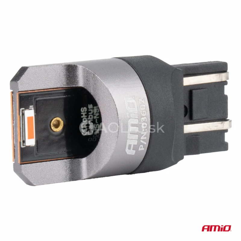 LED žiarovky FULL CANBUS PRO W21/5W 2x1860 SMD červen&eacute; 12V 24V AMiO-03602