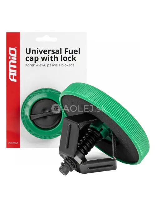 Univerzálny núdzový uzáver palivovej nádrže so zámkom AMIO-04048