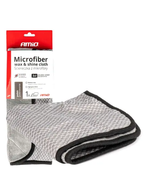 Utierka na vosk a lesk z mikrovl&aacute;kna 40x40cm 600g AMIO-03976
