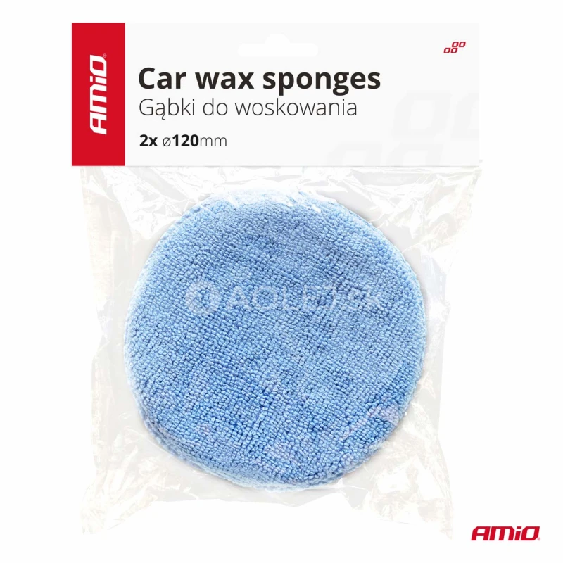 S&uacute;prava okr&uacute;hlych le&scaron;tiacich podložiek z mikrovl&aacute;kna 120 mm 2 ks AMIO-03983