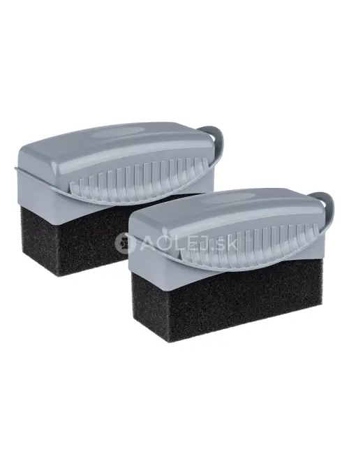 Aplik&aacute;tor na pneumatiky automobilov v plastovom puzdre, m&auml;kk&aacute; &scaron;pongia 2 ks. AMIO-04019