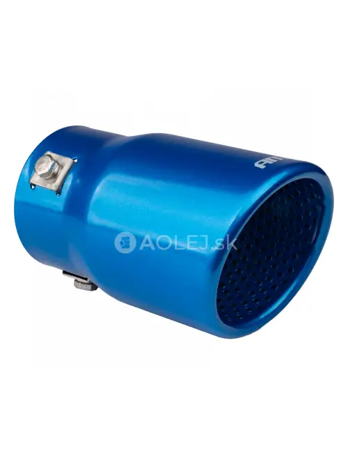 Koncovka výfuku z nehrdzavejúcej ocele modrá AMIO-04072