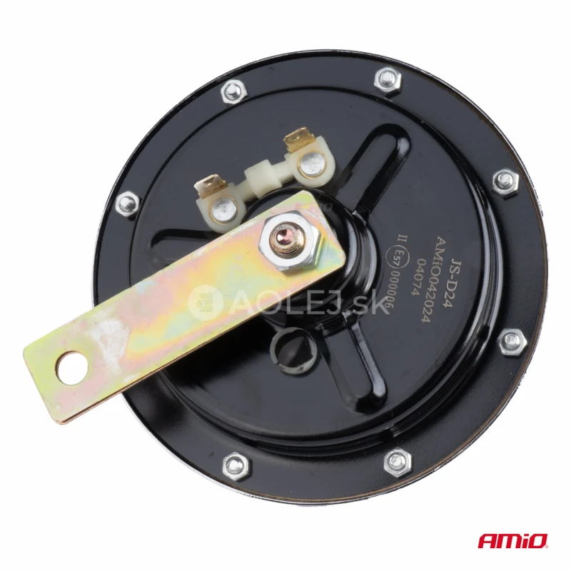 Zvuková signalizácia klaksónu chróm 125 mm 12V AMIO-04074