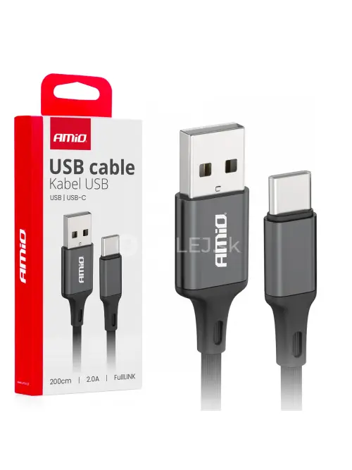 Kábel USB na USB-C 2A 200cm FullLINK AMIO-03900