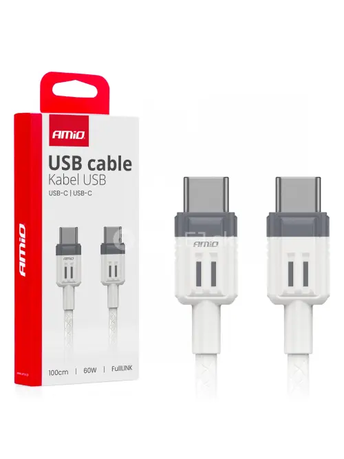Kábel 'USB-C na USB-C 60W 100cm FullLINK AMIO-03908