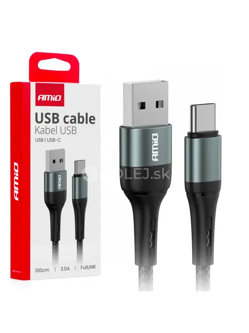 Kábel USB na USB-C 3A 100cm FullLINK AMIO-03911