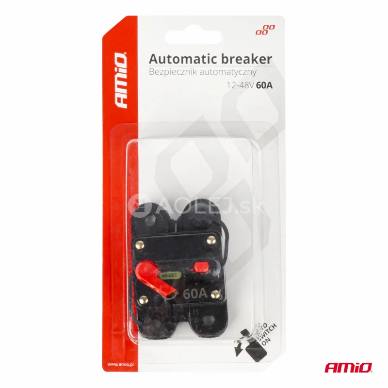 Automatick&aacute; autopoistka 12-48V 60A AMIO-03826