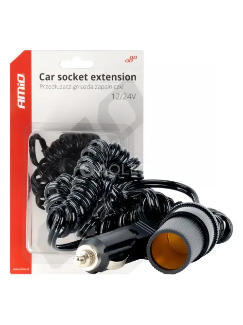 Rozšírenie zásuvky zapaľovača 12V 24V 300cm AMIO-03805