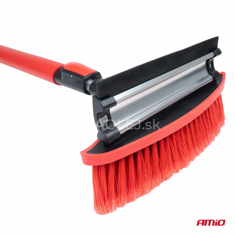 Veľká teleskopická kefa na sneh s škrabkou na ľad a stierkou 98-134 cm AMiO-04147