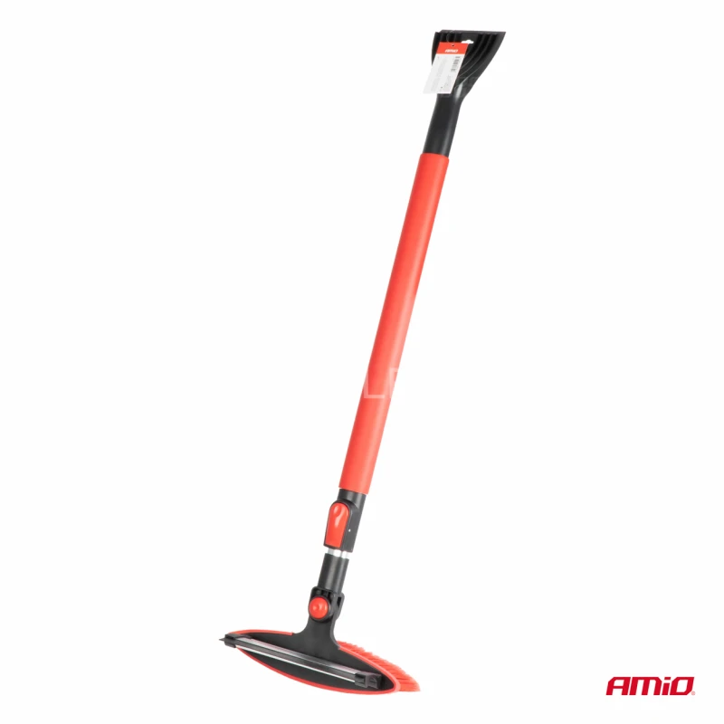 Veľká teleskopická kefa na sneh s škrabkou na ľad a stierkou 98-134 cm AMiO-04147