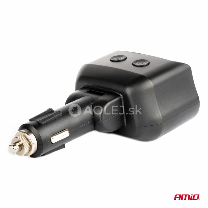 Dvojitá predlžovacia zásuvka 2xUSB 1xUSB C 12/24V max 200W AMIO-04173
