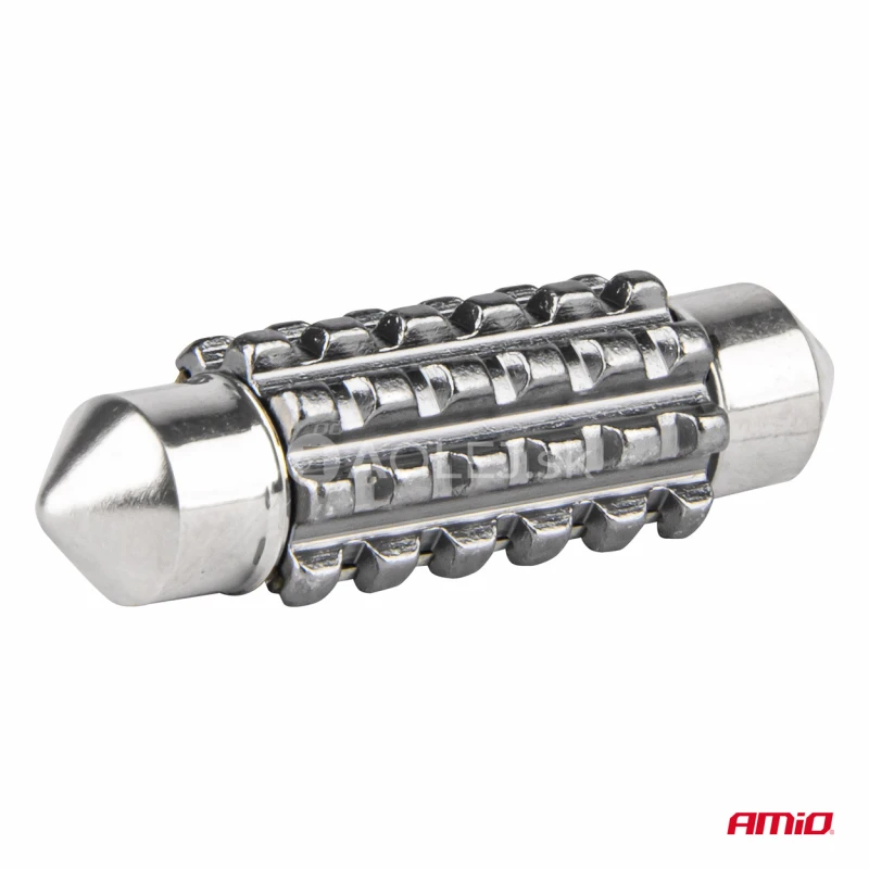 LED žiarovky CANBUS 12SMD Festoon C5W 2016 36mm White 12/24V AMiO-04236