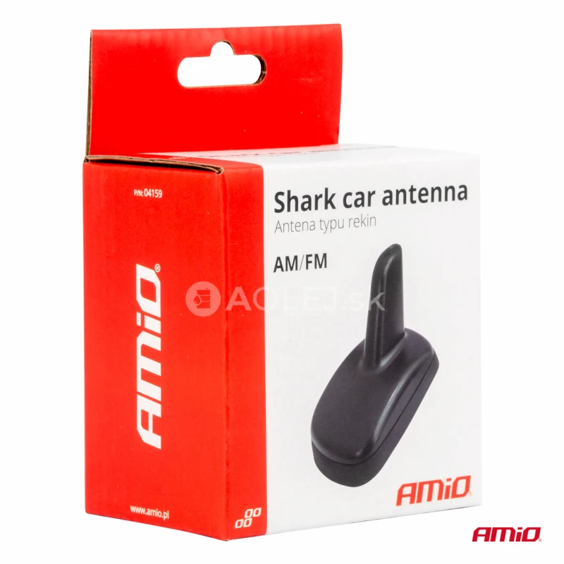 Autoanténa žraločia plutva s DIN zástrčkou AMiO-04159