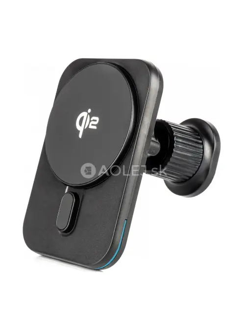 Držiak s magnetickou rychlonabíjačkou do auta Qi2 15W AMiO-04179