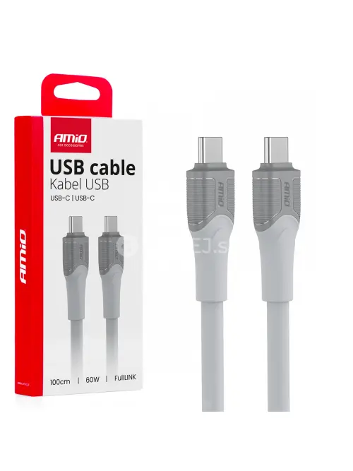 Kábel USB-C TO TYPE-C 60W 100cm FullLINK model X111 AMIO-04291