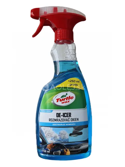 Turtle Wax De-Icer - rozmrazovač okien 750ml