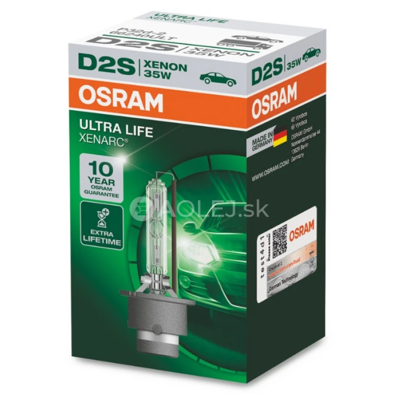 Osram D2S 85V 35W P32d-2 Xenarc Ultra Life  