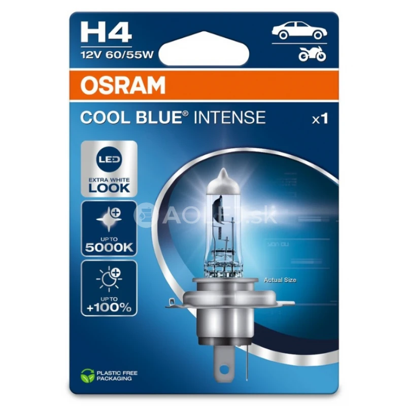 Osram H4 12V 60/55W P43t Cool Blue Intense Nextgen - blister