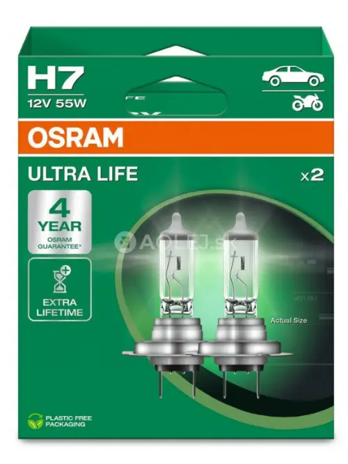 Osram H7 12V 55W PX26d Ultra Life 2ks