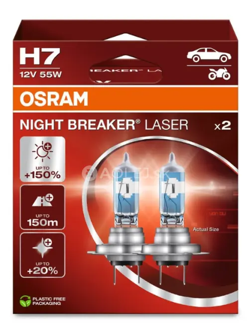 Osram H7 12V 55W PX26d Night Breaker Laser Box