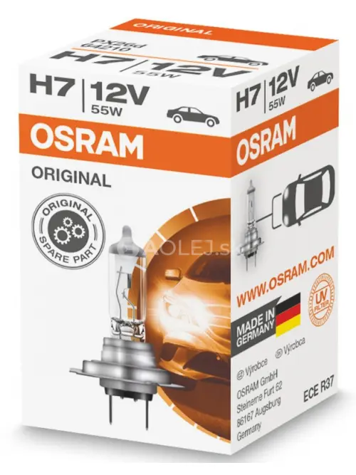 Osram H7 12V 55W PX26d Original Long Life