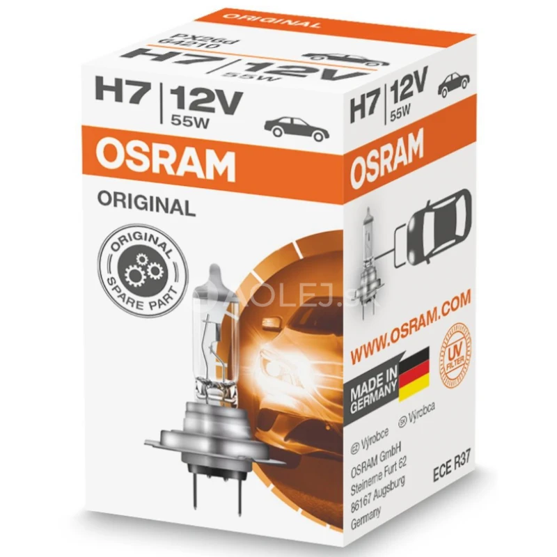Osram H7 12V 55W PX26d Original Long Life