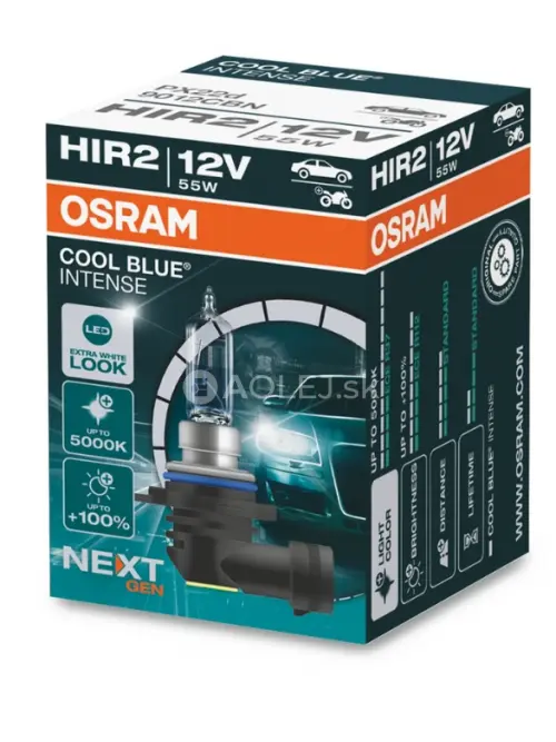 Osram HIR2 12V 55W PX22d Cool Blue Intense Nextgen