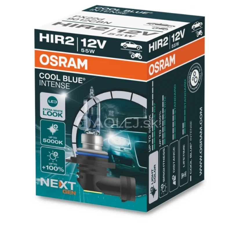 Osram HIR2 12V 55W PX22d Cool Blue Intense Nextgen