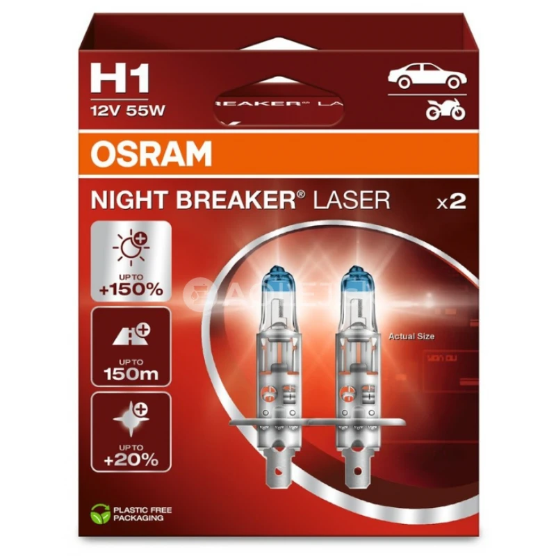 Osram H1 12V 55W P14,5s Night Breaker Laser Box