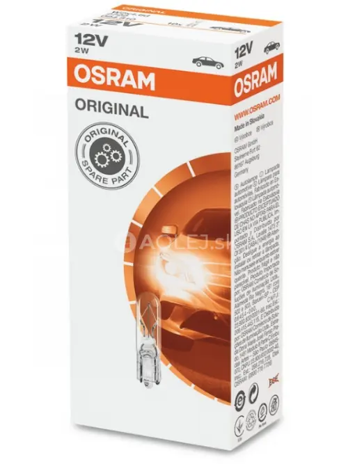 Osram W2W 12V 2W W2x4,6d Original