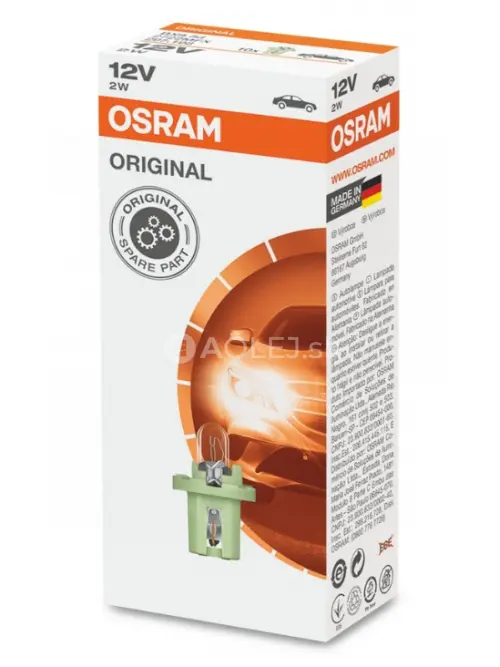 Osram 12V 2W BX8,5d Original