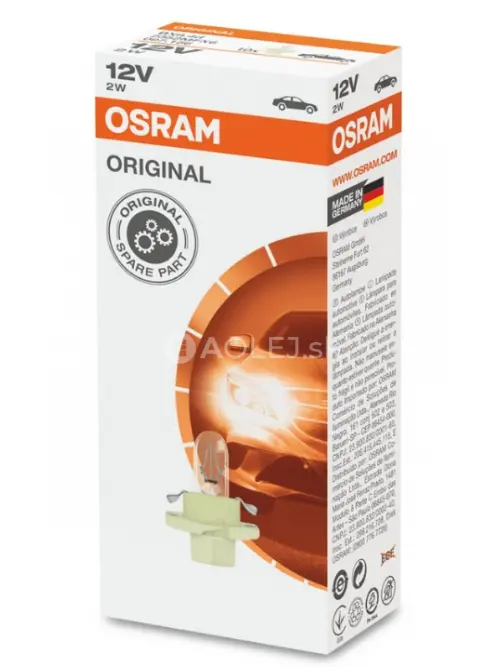 Osram 12V 2W BX8,4d Original