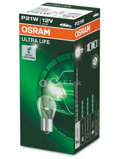 Osram P21W 12V 21W BA15s Ultra Life