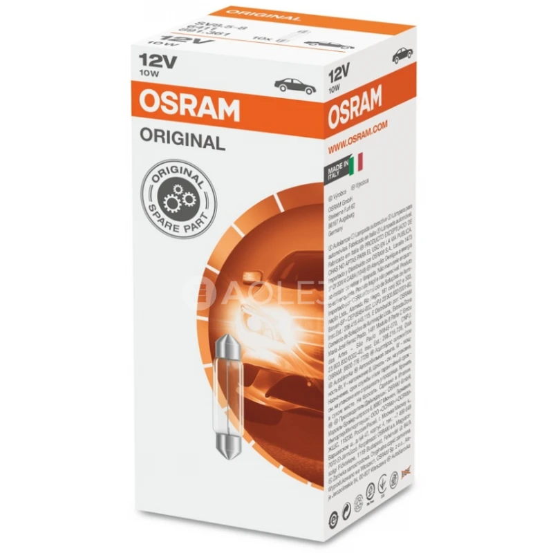 Osram 12V 10W SV8,5-8 41mm Original 