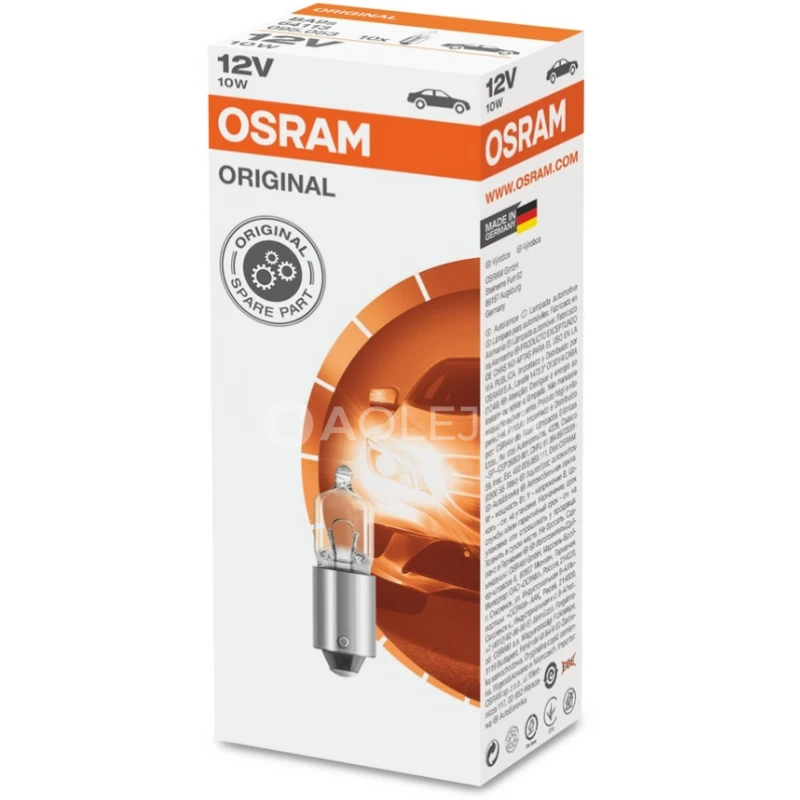 Osram 12V 10W Ba9s Original 