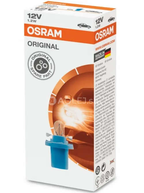 Osram 12V 1,2W BX8,5 Original 