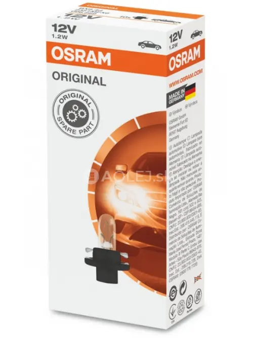 Osram 12V 1,2W BX8,4d Original