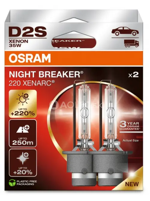 Osram D2S 35W P32d-2 Night Breaker 220% Xenarc 2ks