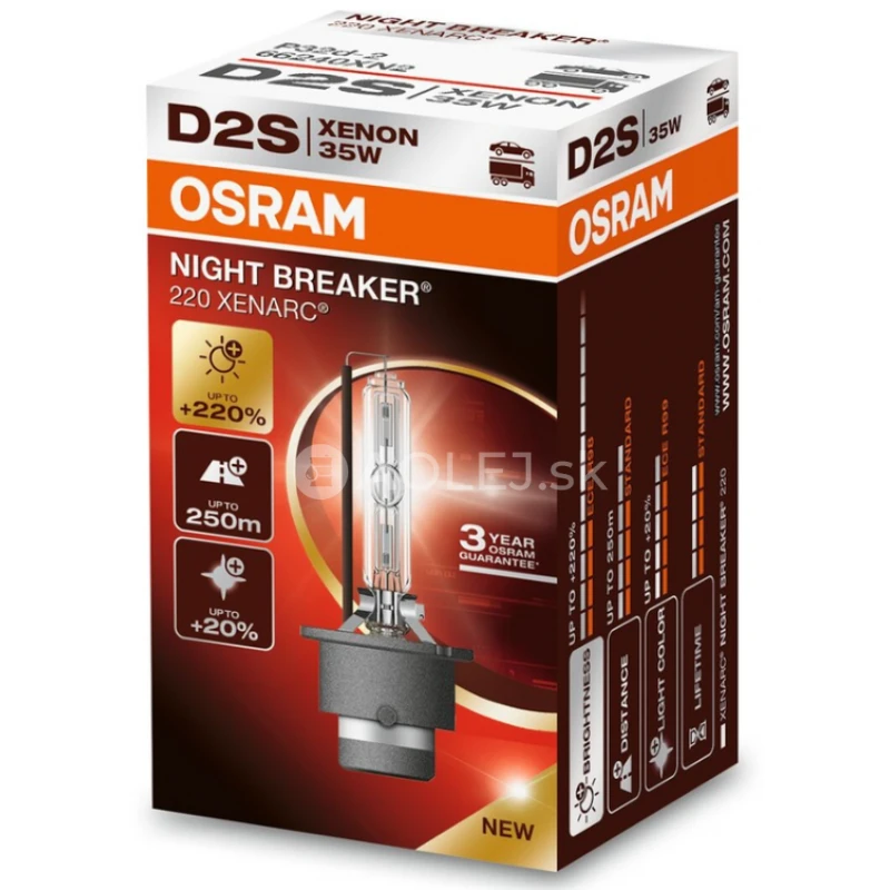 Osram D2S 35W P32d-2 Night Breaker 220% Xenarc
