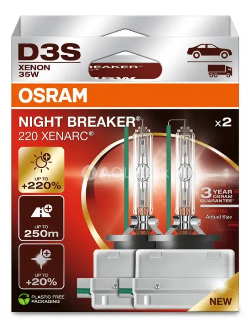 Osram D3S 35W PK32D-5 Night Breaker 220% Xenarc 2ks