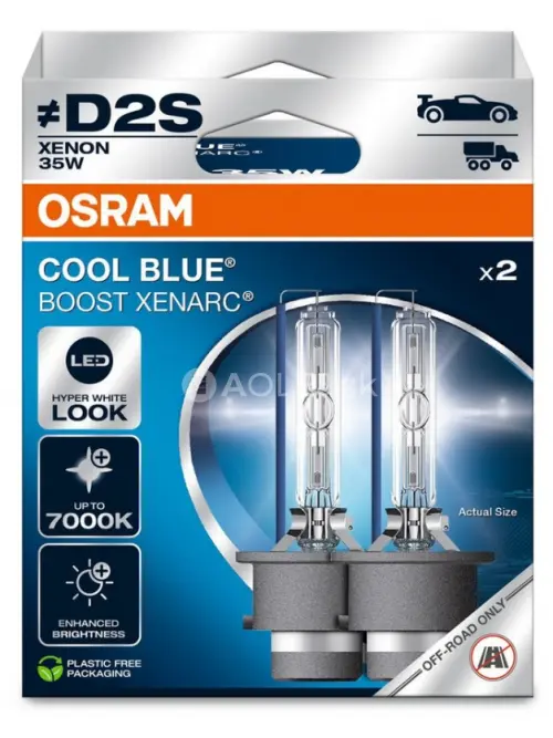 Osram D2S 35W P32d-2 Xenarc Cool Blue Boost 2ks