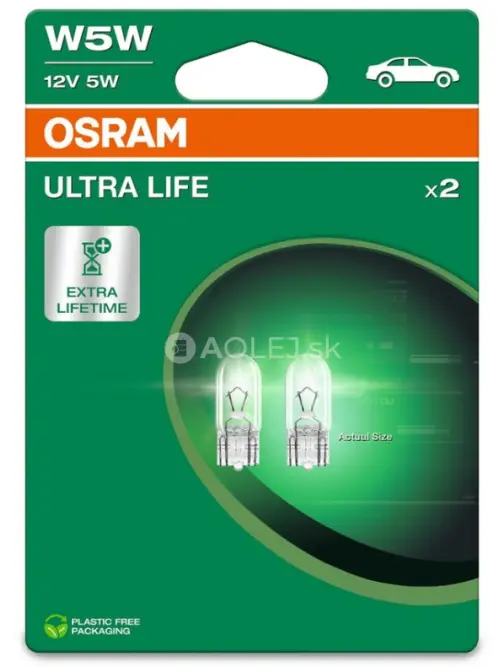 Osram W5W 12V 5W W2,1x9,5d Ultra Life - blister 2ks