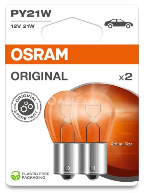 Osram PY21W 12V 21W BAU15s Original - blister 2ks
