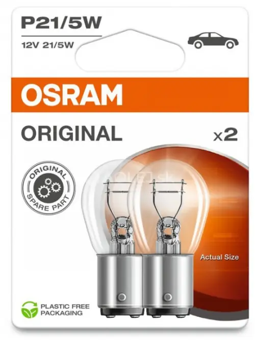 Osram P21/5W 12V 21/5W BAY15d Original - blister 2ks