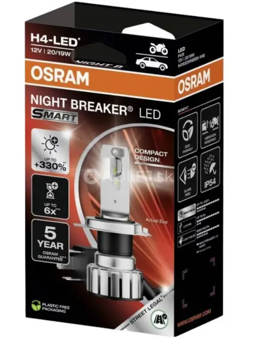 Osram H4 +330% Night Breaker LED Smart 1ks